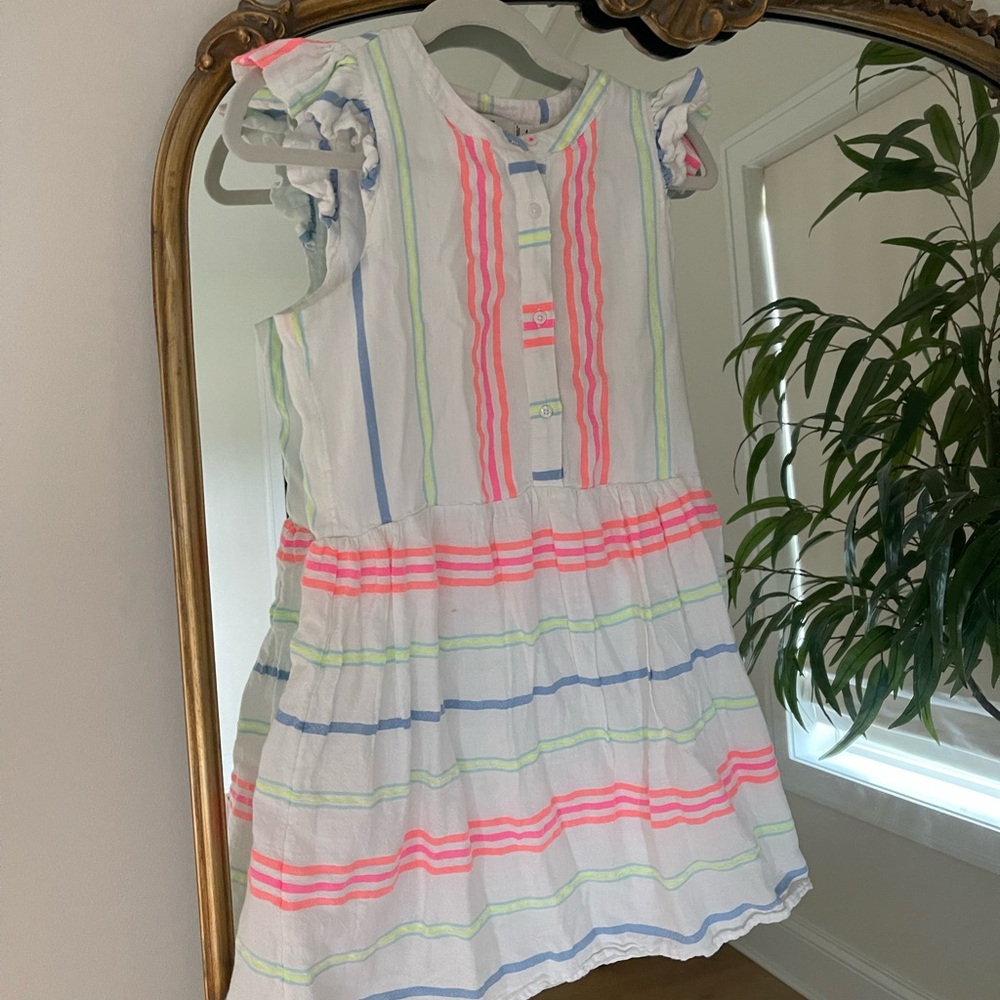 Vineyard Vines Striped Mini Dress - Pink, Green, Blue